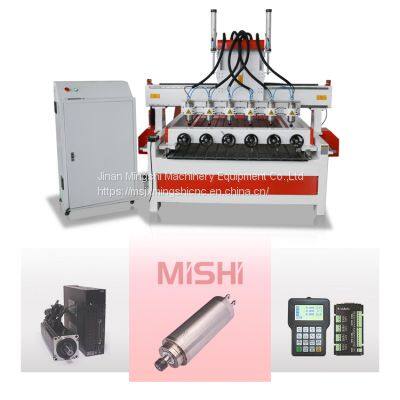 Multi Head Wood Router 3D Carving Engraving Cutting Wood Milling CNC Woodworking Machine CNC Router photo-2