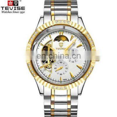 TEVISE Men Brand Watch Fashion Luxury Wristwatch Waterproof Semi-automatic Mechanical Watch Luminous Sport Casual Watches photo-5