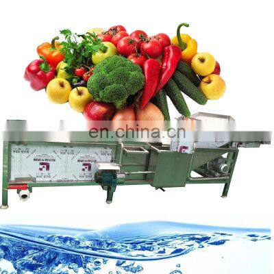 Automatic cheap  fruit apple pear orange mango and vegetable washing cleaning machine