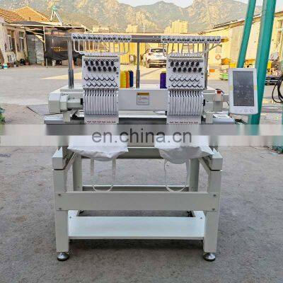 High Speed Hat Embroidery Machine Computerized 2 Head Embroidery Sewing Machine photo-5