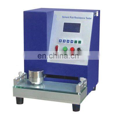 Solvent Rub Resistance Tester