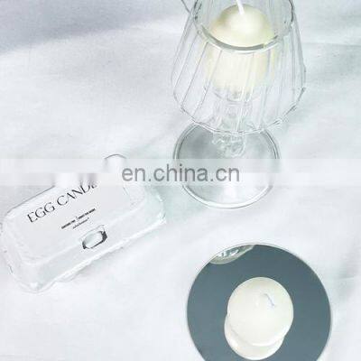 ENO 2022 New Design Private Label Egg Scented Handmade Candle With Customize Fragrance Products Cute Travel Candle