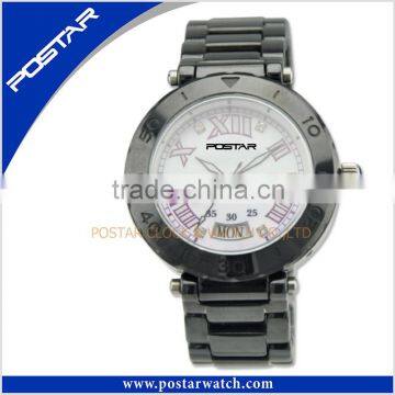 Custom Wrist Watch Ceramic Quartz Advanced Watches