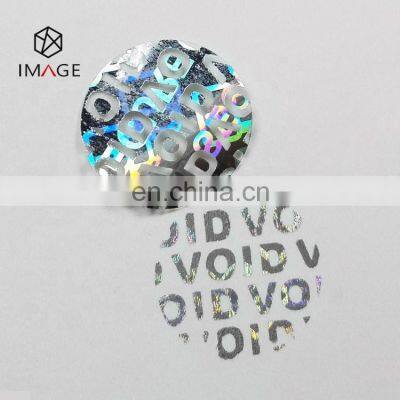 15mm Warranty VOID Tamper Proof Hologram Sticker With SECURE GENUINE Background photo-4