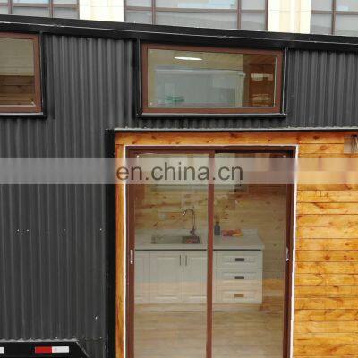 Movable Mobile Portable Modular Homes Field Site Office Trailer Tiny House On Wheels For Sal photo-3