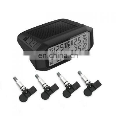 Solar Powered Tyre Pressure Monitor System TPMS With 4 Internal Sensors Auto Security Alarm Systems Tyre photo-1