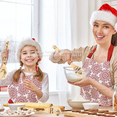 Bamboo Utensil Set Wholesale Customized Bamboo Cooking Spoons Set photo-4