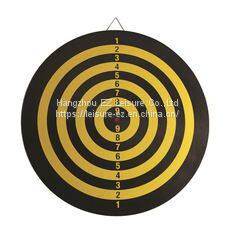 Double-Sided Play Flocking 2-in-1 Baseball Dartboard with Darts