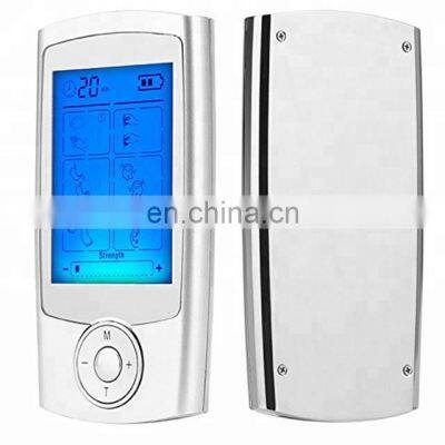 Pain Relief Purpose Portable Mini Electronic Pulse Electric Massager 16modes AB Channel Mini Ems Tens Unit photo-4