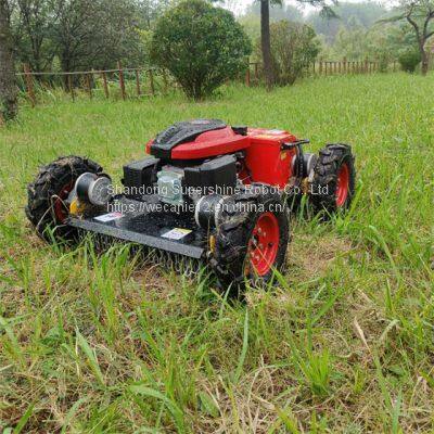 robot lawn mower for hills, China grass cutter price, radio controlled lawn mower for sale