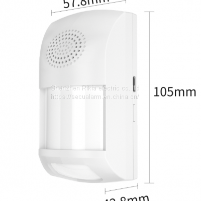 wifi infrared detector household burglar alarm graffiti intelligent human body sensor household intrusion alarm(wechat:13510231336)