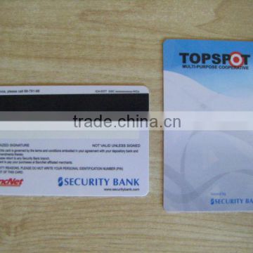 PVC Membership Card with Cardholder's Signature Panel