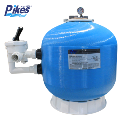 Pikes Factory Custom Color Custom Logo Lock Screw Connection Side Mount Fiberglass Sand Filter For Sale