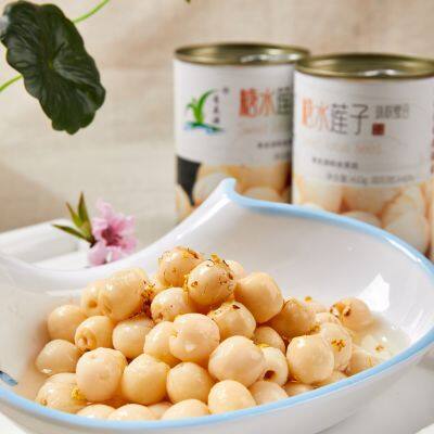 Chinese Naturally Sweetened Canned Lotus Seeds in Syrup Perfect for Instant Use