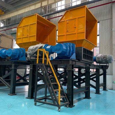 Piston Shredder Engine Double Shaft Shredder Machine photo-2