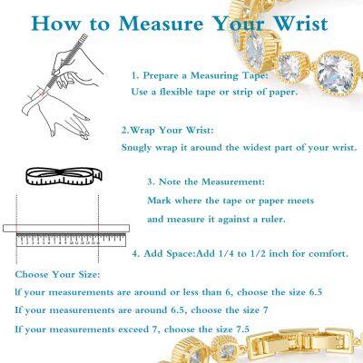 Paperclip Chain Bracelet 14K Gold Plated Cubic Zirconia Watch Strap Chunky Link Adjustable Stackable Jewelry For Women Girl Gift photo-3