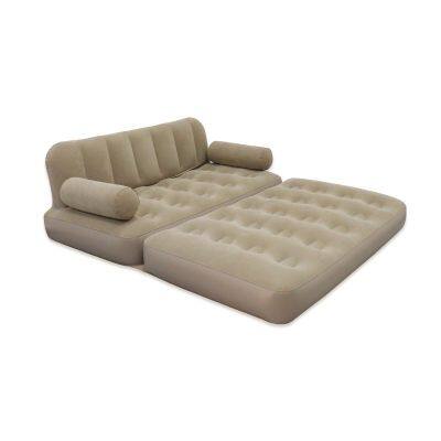 LXLOMAND Outdoor Camping Fully Automatic Sofa Bed Inflatable Mattress Sofa, Multifunctional Portable Lazy Inflatable Sofa for Sleeping on the Floor