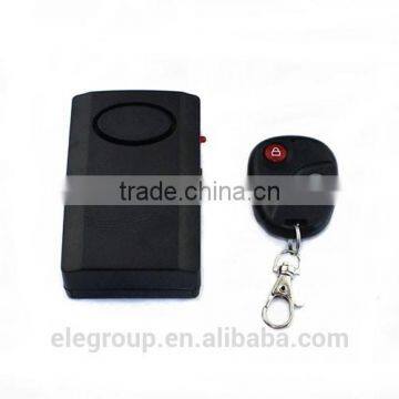 Vibration Activated Wireless Anti-Theft Security Alarm w/ Remote Controller (120dB Loud)