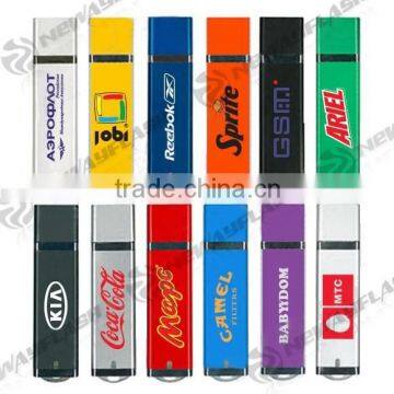 OEM print logo plastic usb flash disk made in China