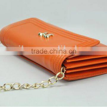 High Qualily RFID Blocking Security Genuine Leather Women Purse With Detachable Straps photo-3