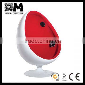 cheap pod egg chair with speaker smart furniture