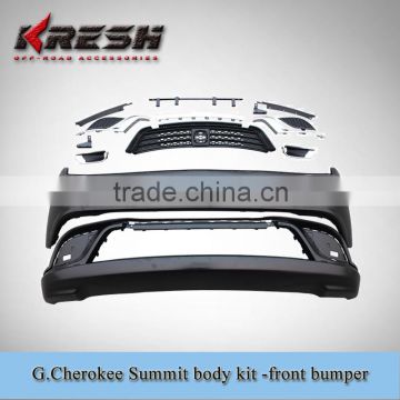 Untility OEM Grand Cherokee summit and SRT8 body kit with Summit style and TEO material