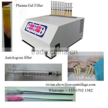 Autologous plasma gel filler