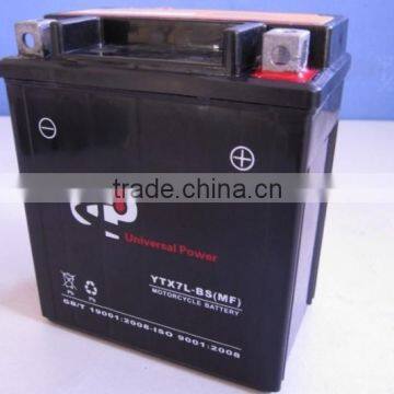 Maintenance Free Motorcycle Battery12V7Ah YTX7L-BS