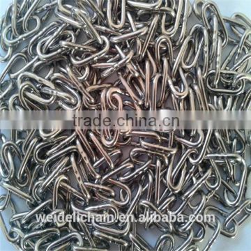 din 5685 steel short link chain