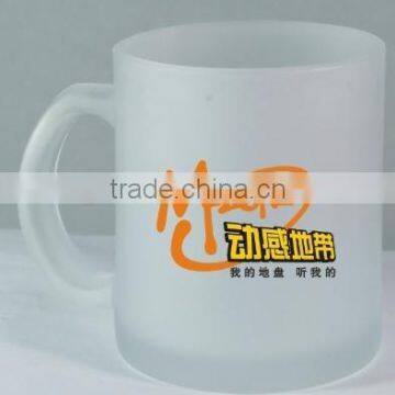 customize sublimation print glass mug with your design