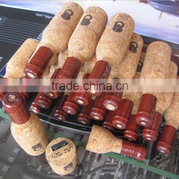 wooden wine bottle shape usb memory stick