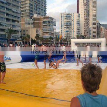 2013 hottest selling water inflatable soap soccer field with discount