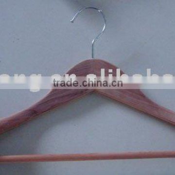 cedar coat hanger