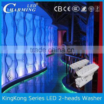 high power outdoor wash light 72x1w rgbw led wall washer