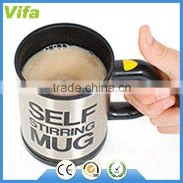 Automatic Electric Stainless Steel Coffee Mixing Cup Self Stirring Mug