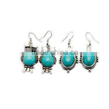 Fashion Earrings, Colorful Zircon Earrings, PES-A017