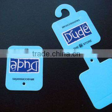 custom plastic new China hang tag designs