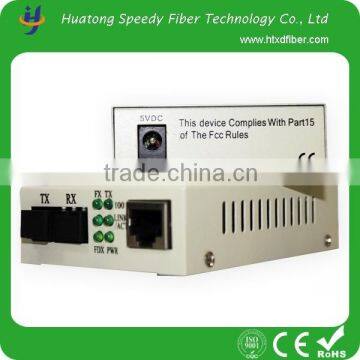 Low price 10/100M Single Mode Single Fiber Media for telecomunications