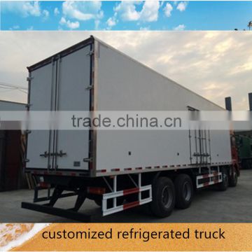 Customized refrigerated truck body frozen meat delivery truck