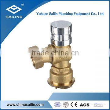 brass angle lockable forged ball valve
