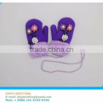 Fashionable Kids Gloves, Cute Knitting Gloves With Cartoon Pattem, Knitting Gloves for Kids