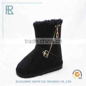 Cheap plain white Pretty Bowknot female boots