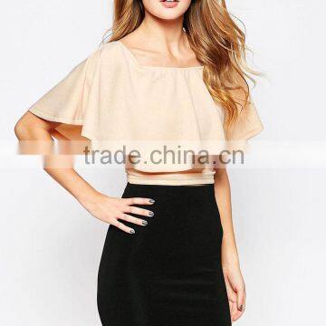 Solid color lady casual tank tops designs dress apparel suppliers