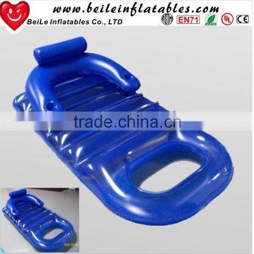 Cheap PVC inflatable floating sofa chair bed