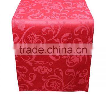 Wholesale 100% Polyester Party Decorative Christmas Table Runner