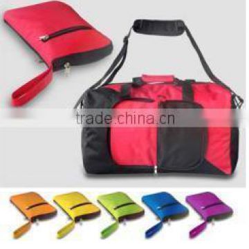 Promotion Polyester Soft Folding Travel bag