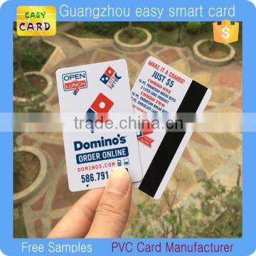 customized printing hico hotel magnetic key card