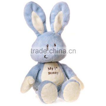 blue beautiful animal stuffed rabbit for kids