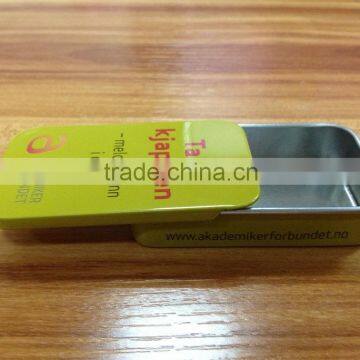 mint box with slide lid