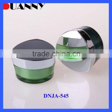 Acrylic Cosmetic Jar with Aluminum Lid Packaging,Cosmetic Jar with Aluminum Lid